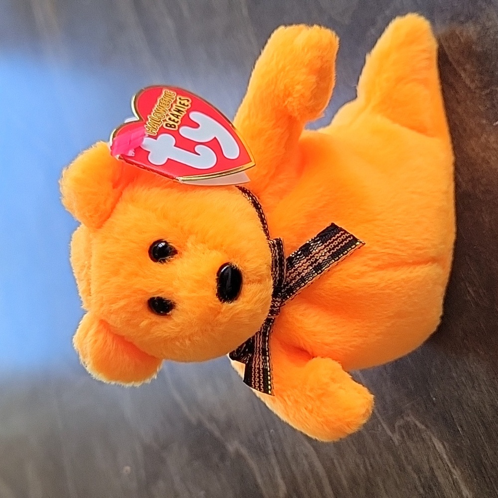 TY HAUNTED Bear Halloween Beanies 2007